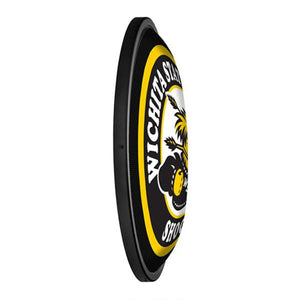 Wichita State Shockers: Round Slimline Lighted Wall Sign - The Fan-Brand