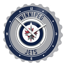 Load image into Gallery viewer, Winnipeg Jets: Bottle Cap Wall Clock - The Fan-Brand