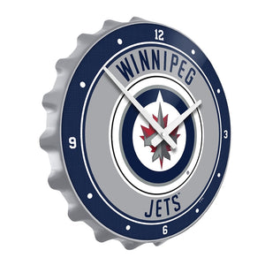 Winnipeg Jets: Bottle Cap Wall Clock - The Fan-Brand