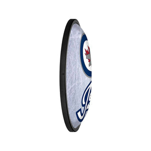 Winnipeg Jets: Ice Rink - Oval Slimline Lighted Wall Sign - The Fan-Brand