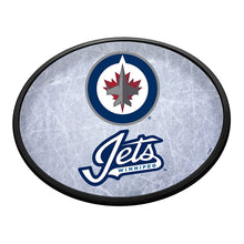 Load image into Gallery viewer, Winnipeg Jets: Ice Rink - Oval Slimline Lighted Wall Sign - The Fan-Brand