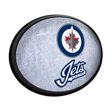 Load image into Gallery viewer, Winnipeg Jets: Ice Rink - Oval Slimline Lighted Wall Sign - The Fan-Brand