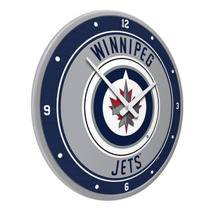 Winnipeg Jets: Modern Disc Wall Clock - The Fan-Brand