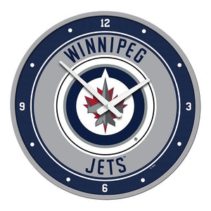 Winnipeg Jets: Modern Disc Wall Clock - The Fan-Brand