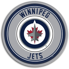 Load image into Gallery viewer, Winnipeg Jets: Modern Disc Wall Sign - The Fan-Brand