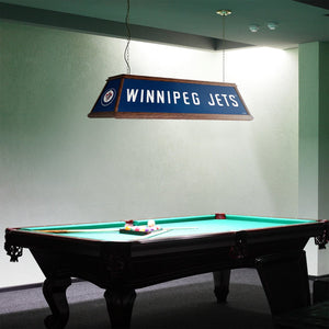 Winnipeg Jets: Premium Wood Pool Table Light - The Fan-Brand
