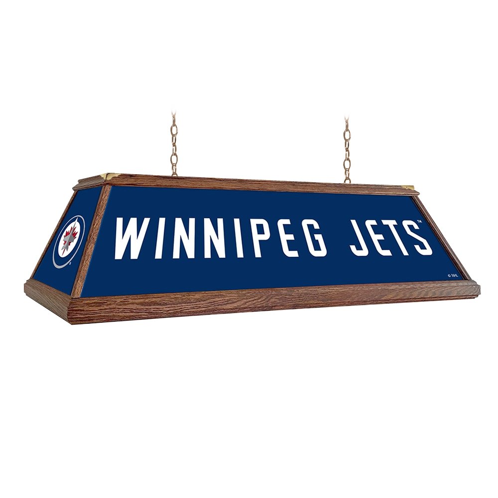 Winnipeg Jets: Premium Wood Pool Table Light - The Fan-Brand