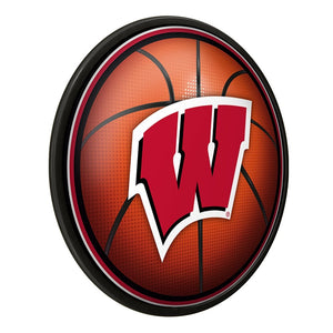 Wisconsin Badgers: Basketball - Modern Disc Wall Sign - The Fan-Brand