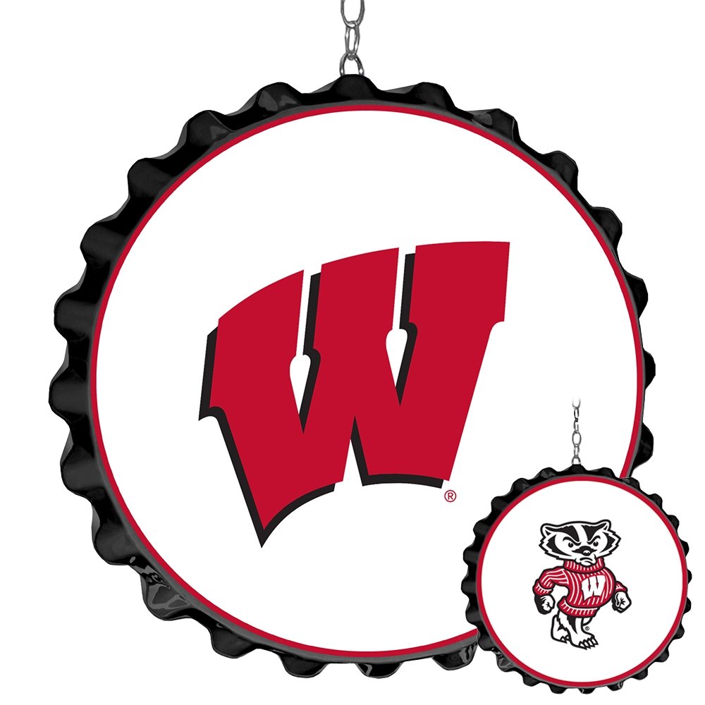 Wisconsin Badgers: Bottle Cap Dangler - The Fan-Brand