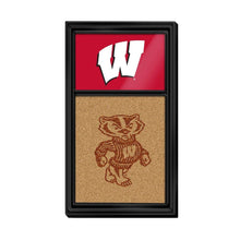 Load image into Gallery viewer, Wisconsin Badgers: Dual Logo - Cork Note Board - The Fan-Brand