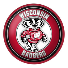 Load image into Gallery viewer, Wisconsin Badgers: Mascot - Modern Disc Wall Sign - The Fan-Brand