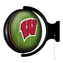 Load image into Gallery viewer, Wisconsin Badgers: On the 50 - Rotating Lighted Wall Sign - The Fan-Brand