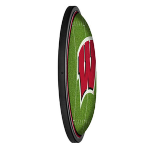 Wisconsin Badgers: On the 50 - Slimline Lighted Wall Sign - The Fan-Brand