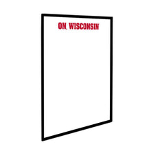 Load image into Gallery viewer, Wisconsin Badgers: On, Wisconsin - Framed Dry Erase Wall Sign - The Fan-Brand