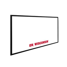 Load image into Gallery viewer, Wisconsin Badgers: On, Wisconsin - Framed Dry Erase Wall Sign - The Fan-Brand