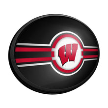 Load image into Gallery viewer, Wisconsin Badgers: Oval Slimline Lighted Wall Sign - The Fan-Brand