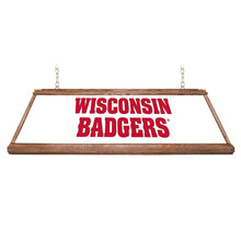 Load image into Gallery viewer, Wisconsin Badgers: Premium Wood Pool Table Light - The Fan-Brand