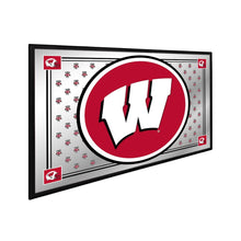 Load image into Gallery viewer, Wisconsin Badgers: Team Spirit - Framed Mirrored Wall Sign - The Fan-Brand