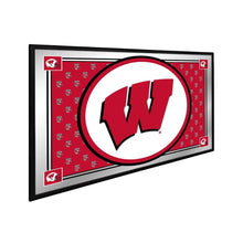 Load image into Gallery viewer, Wisconsin Badgers: Team Spirit - Framed Mirrored Wall Sign - The Fan-Brand