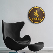 Load image into Gallery viewer, Wyoming Cowboys: Bottle Cap Wall Sign - The Fan-Brand