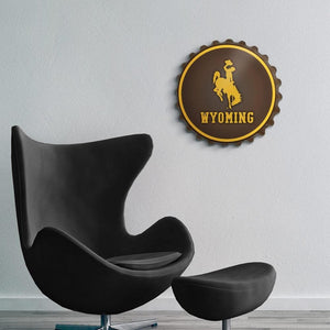 Wyoming Cowboys: Bottle Cap Wall Sign - The Fan-Brand