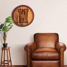 Load image into Gallery viewer, Wyoming Cowboys: Branded &quot;Faux&quot; Barrel Top Sign - The Fan-Brand