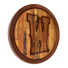 Load image into Gallery viewer, Wyoming Cowboys: Branded &quot;Faux&quot; Barrel Top Sign - The Fan-Brand