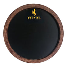 Load image into Gallery viewer, Wyoming Cowboys: Chalkboard &quot;Faux&quot; Barrel Top Sign - The Fan-Brand