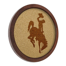 Load image into Gallery viewer, Wyoming Cowboys: &quot;Faux&quot; Barrel Framed Cork Board - The Fan-Brand