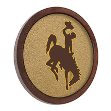 Load image into Gallery viewer, Wyoming Cowboys: &quot;Faux&quot; Barrel Framed Cork Board - The Fan-Brand