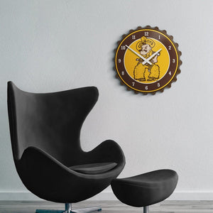 Wyoming Cowboys: Pistol Pete - Bottle Cap Wall Clock - The Fan-Brand