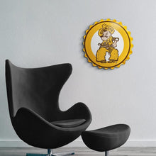 Load image into Gallery viewer, Wyoming Cowboys: Pistol Pete - Bottle Cap Wall Sign - The Fan-Brand