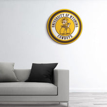 Load image into Gallery viewer, Wyoming Cowboys: Pistol Pete - Modern Disc Wall Sign - The Fan-Brand