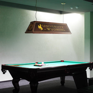 Wyoming Cowboys: Premium Wood Pool Table Light - The Fan-Brand