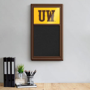 Wyoming Cowboys: UW - Chalk Note Board - The Fan-Brand