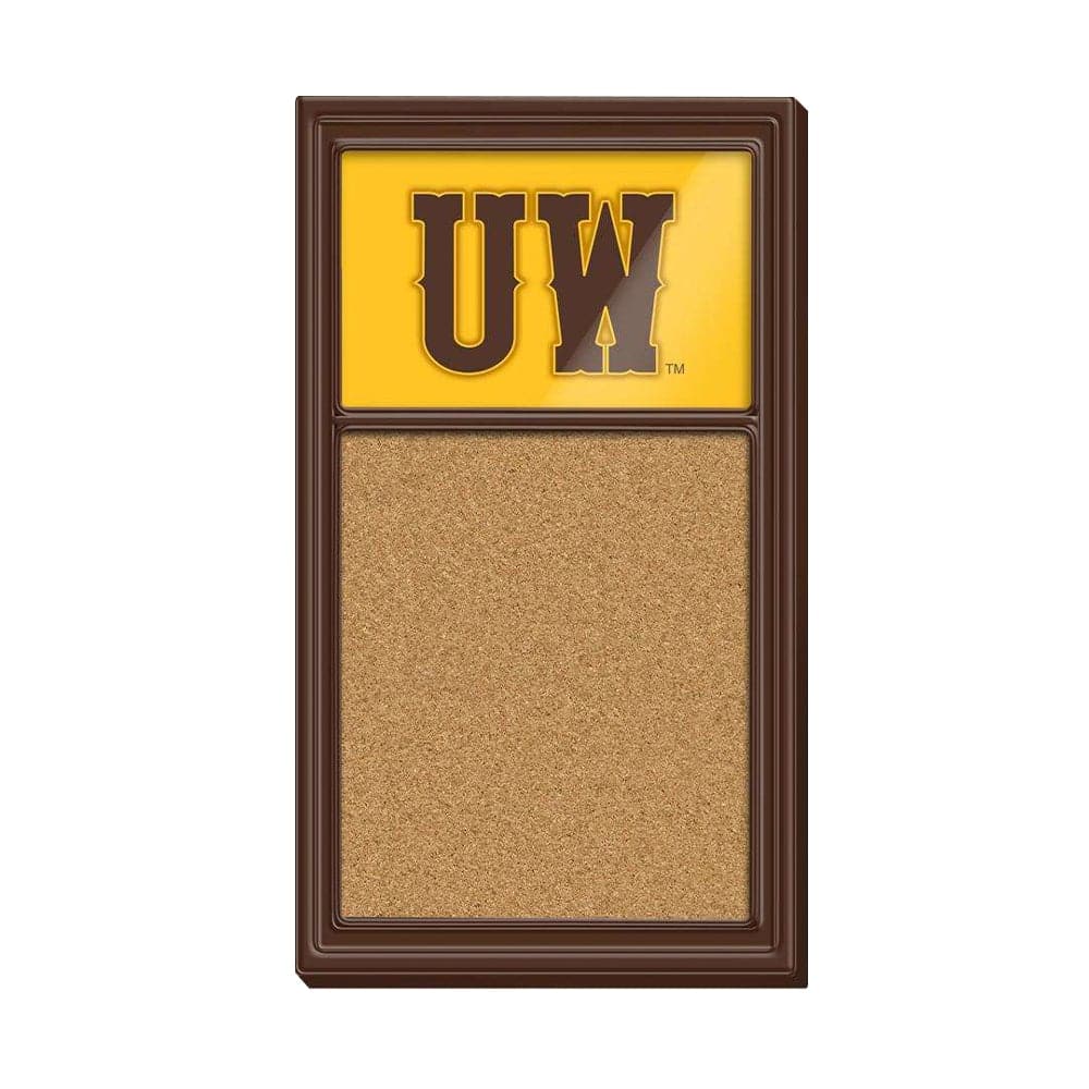 Wyoming Cowboys: UW - Cork Note Board - The Fan-Brand