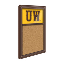 Load image into Gallery viewer, Wyoming Cowboys: UW - Cork Note Board - The Fan-Brand