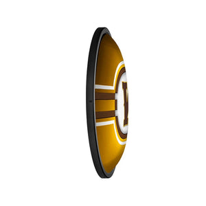 Wyoming Cowboys: W - Oval Slimline Lighted Wall Sign - The Fan-Brand