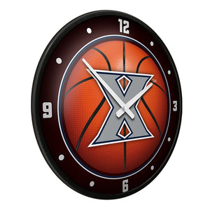 Xavier Musketeers: Basketball - Modern Disc Wall Clock - The Fan-Brand