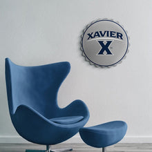 Load image into Gallery viewer, Xavier Musketeers: Bottle Cap Wall Sign - The Fan-Brand