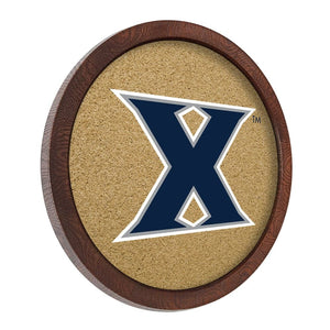 Xavier Musketeers: "Faux" Barrel Framed Cork Board - The Fan-Brand