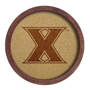 Xavier Musketeers: "Faux" Barrel Framed Cork Board - The Fan-Brand