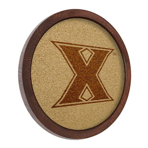 Xavier Musketeers: "Faux" Barrel Framed Cork Board - The Fan-Brand