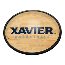 Load image into Gallery viewer, Xavier Musketeers: Hardwood - Oval Slimline Lighted Wall Sign - The Fan-Brand