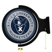 Load image into Gallery viewer, Xavier Musketeers: Musketeer - Original Round Rotating Lighted Wall Sign - The Fan-Brand