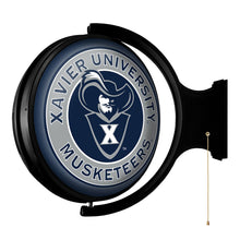 Load image into Gallery viewer, Xavier Musketeers: Musketeer - Original Round Rotating Lighted Wall Sign - The Fan-Brand