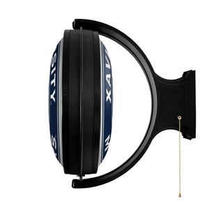 Xavier Musketeers: Original Round Rotating Lighted Wall Sign - The Fan-Brand