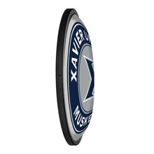 Load image into Gallery viewer, Xavier Musketeers: Round Slimline Lighted Wall Sign - The Fan-Brand