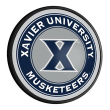 Load image into Gallery viewer, Xavier Musketeers: Round Slimline Lighted Wall Sign - The Fan-Brand