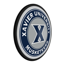 Load image into Gallery viewer, Xavier Musketeers: Round Slimline Lighted Wall Sign - The Fan-Brand